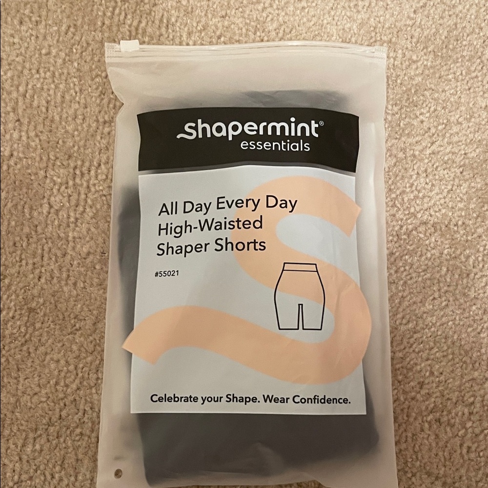 Shapermint All Day Every Day Black High-Waisted Shaper Shorts - Picture 6 of 8